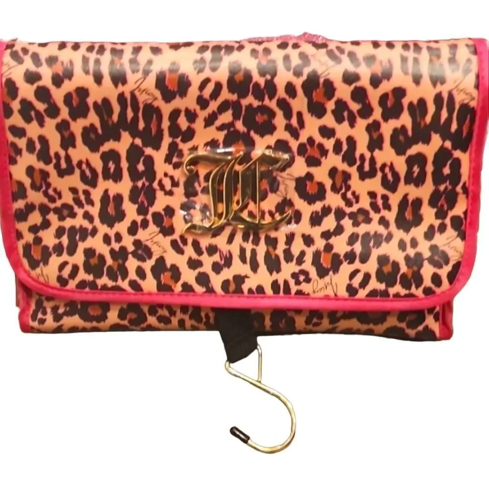 Juicy Couture Leopord Logo Hanging Cosmetic‎ Bag